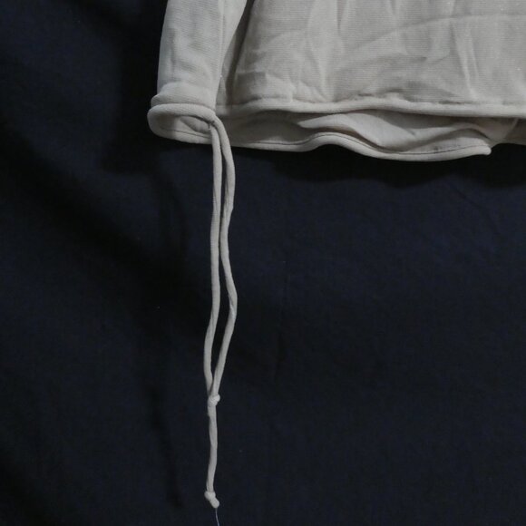 GUESS JEANS | large | Chic High Neck Caramel Sleeveless Top | Tie Up Waist - Picture 13 of 14